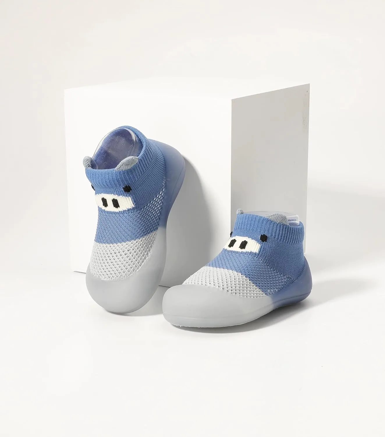 HOWELL Baby Toddler Sock Shoes Infant First Walking Shoes Indoor Anti-Slip Slippers for Baby Girls Boys