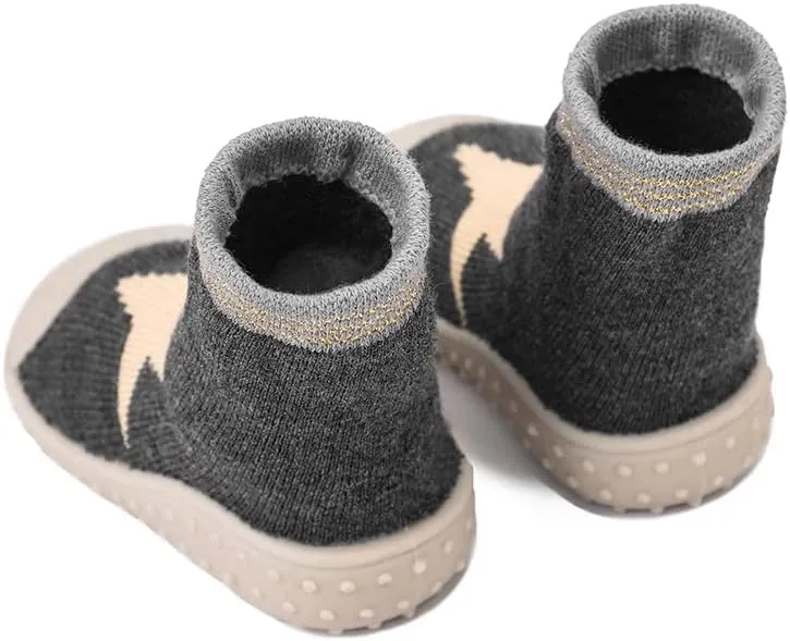 HOWELL Baby Toddler Sock Shoes Infant First Walking Shoes Indoor Anti-Slip Slippers for Baby Girls Boys