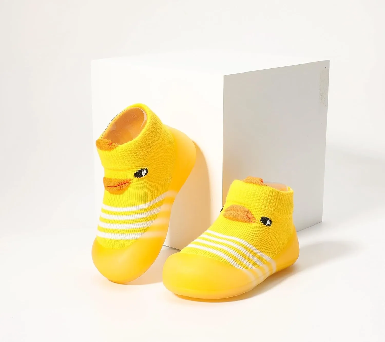 HOWELL Baby Toddler Sock Shoes Infant First Walking Shoes Indoor Anti-Slip Slippers for Baby Girls Boys