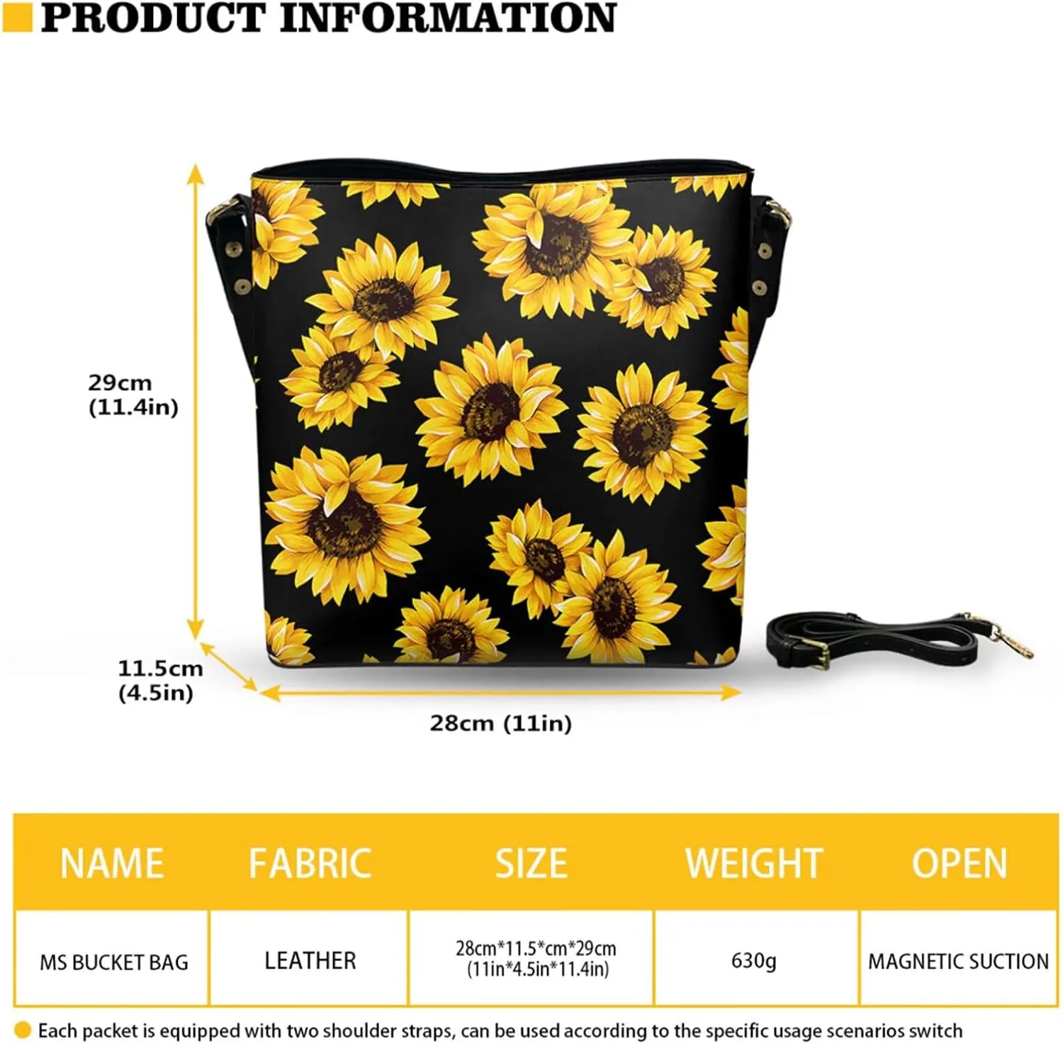 HUGS IDEA Handbags for Women PU Leather Big Capacity Tote Handbag Hobo Crossbody Bucket Purse