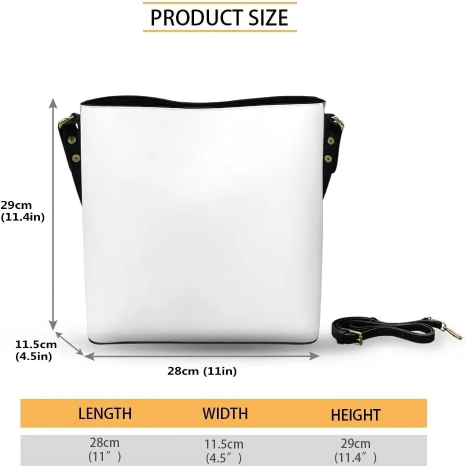 HUGS IDEA Hobo Bag for Women Bucket Bag Leather Tote Bag Shoulder Purse Handbag with Zipper