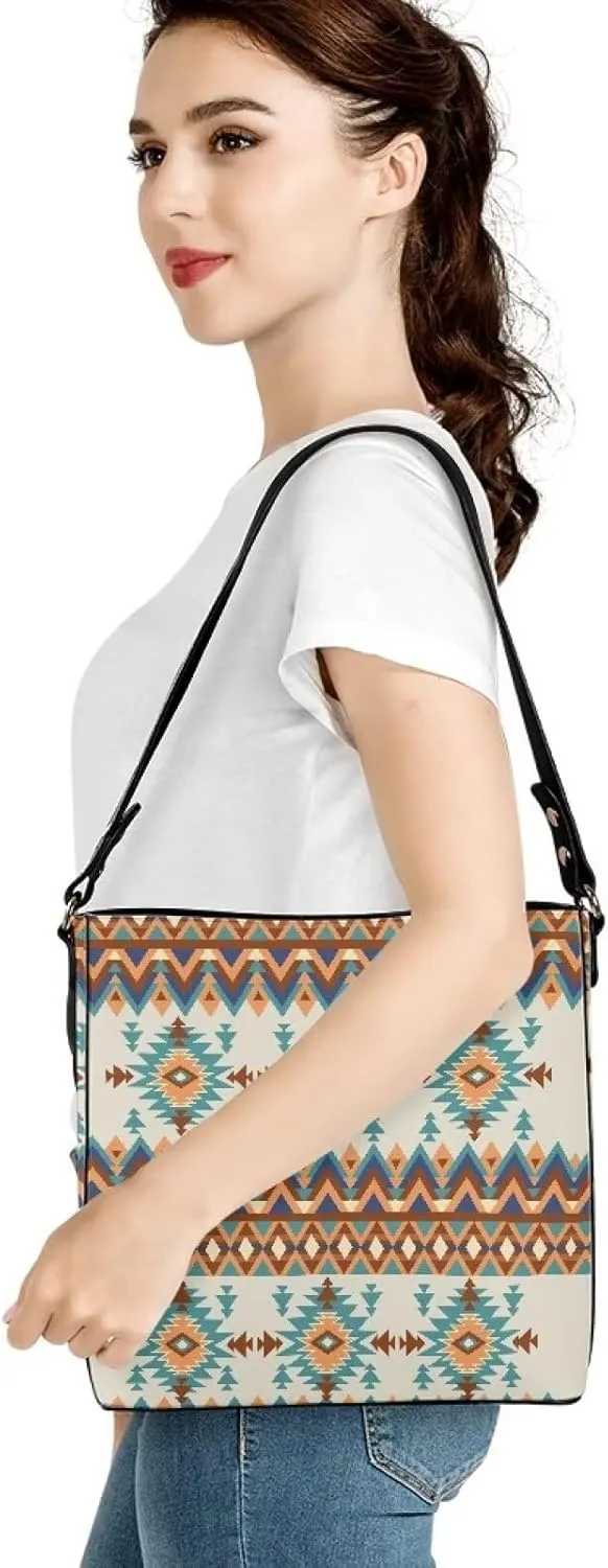 HUGS IDEA Women Crossbody Bag with Adjustable Straps Top Handle Handbag Bucket Purse Lightweight Portable