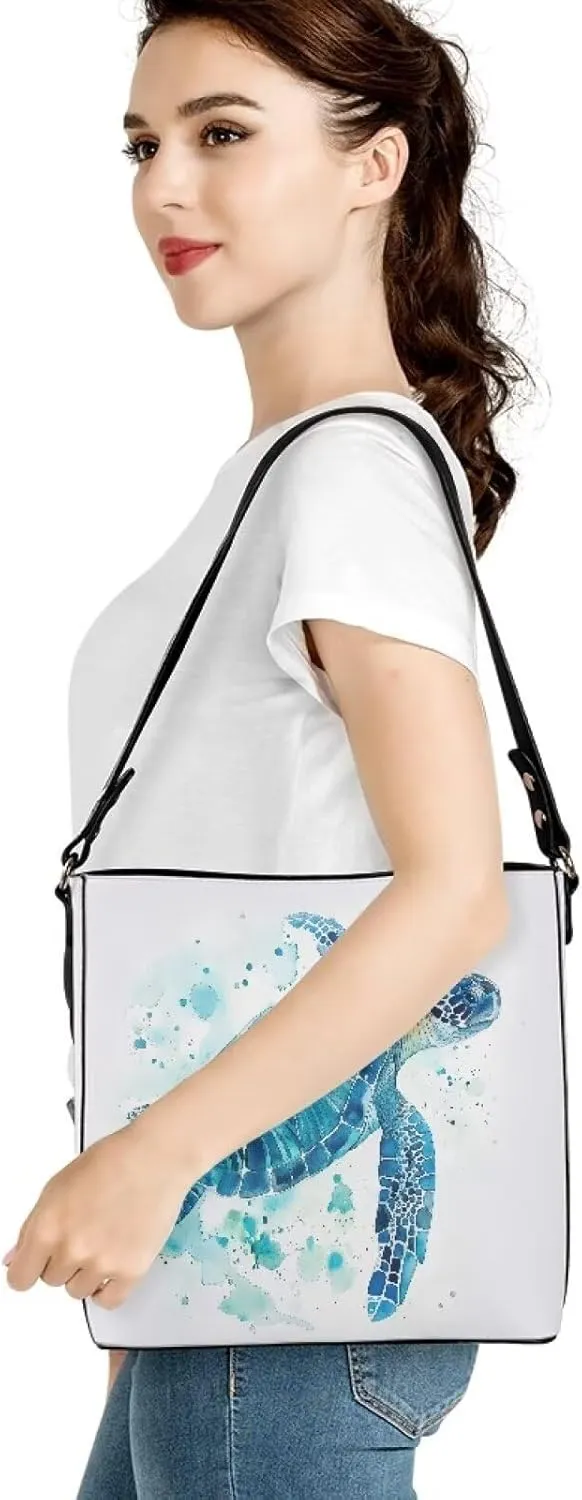 HUGS IDEA Women Crossbody Bag with Adjustable Straps Top Handle Handbag Bucket Purse Lightweight Portable