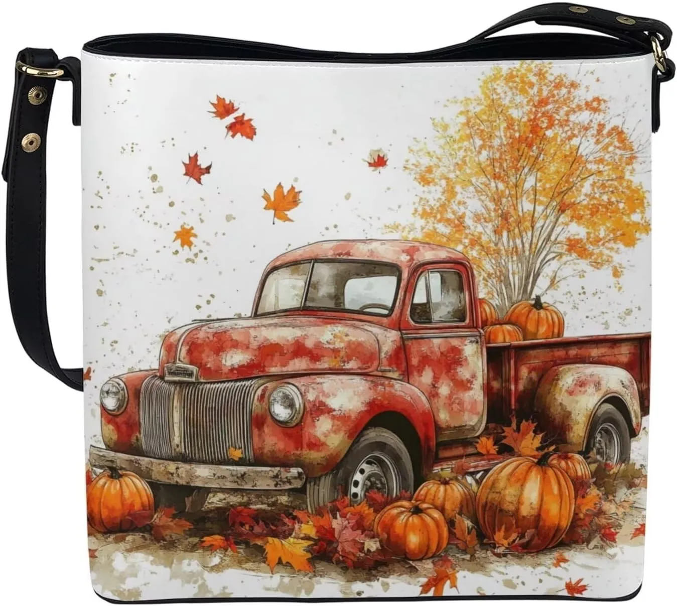 HUGS IDEA Women Handbags PU Leather Big Capacity Tote Handbag Hobo Crossbody Bucket Purse