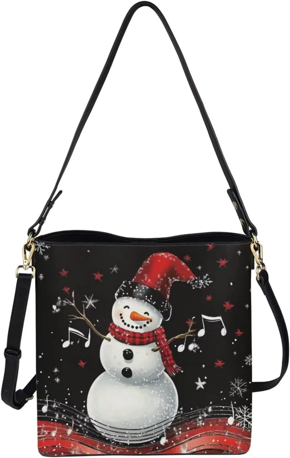 HUGS IDEA Women Handbags PU Leather Big Capacity Tote Handbag Hobo Crossbody Bucket Purse