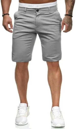 HUNGSON Men's Casual Shorts Lightweight Golf Shorts with 4 Pockets Stretch Quick Dry Comfy Work Shorts