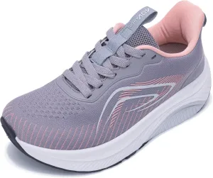 IIV Women Walking Shoes for Plantar Fasciitis | Wide Toe Box Shoes for Bunions | Arch Support Orthotic Shoes for Standing All Day