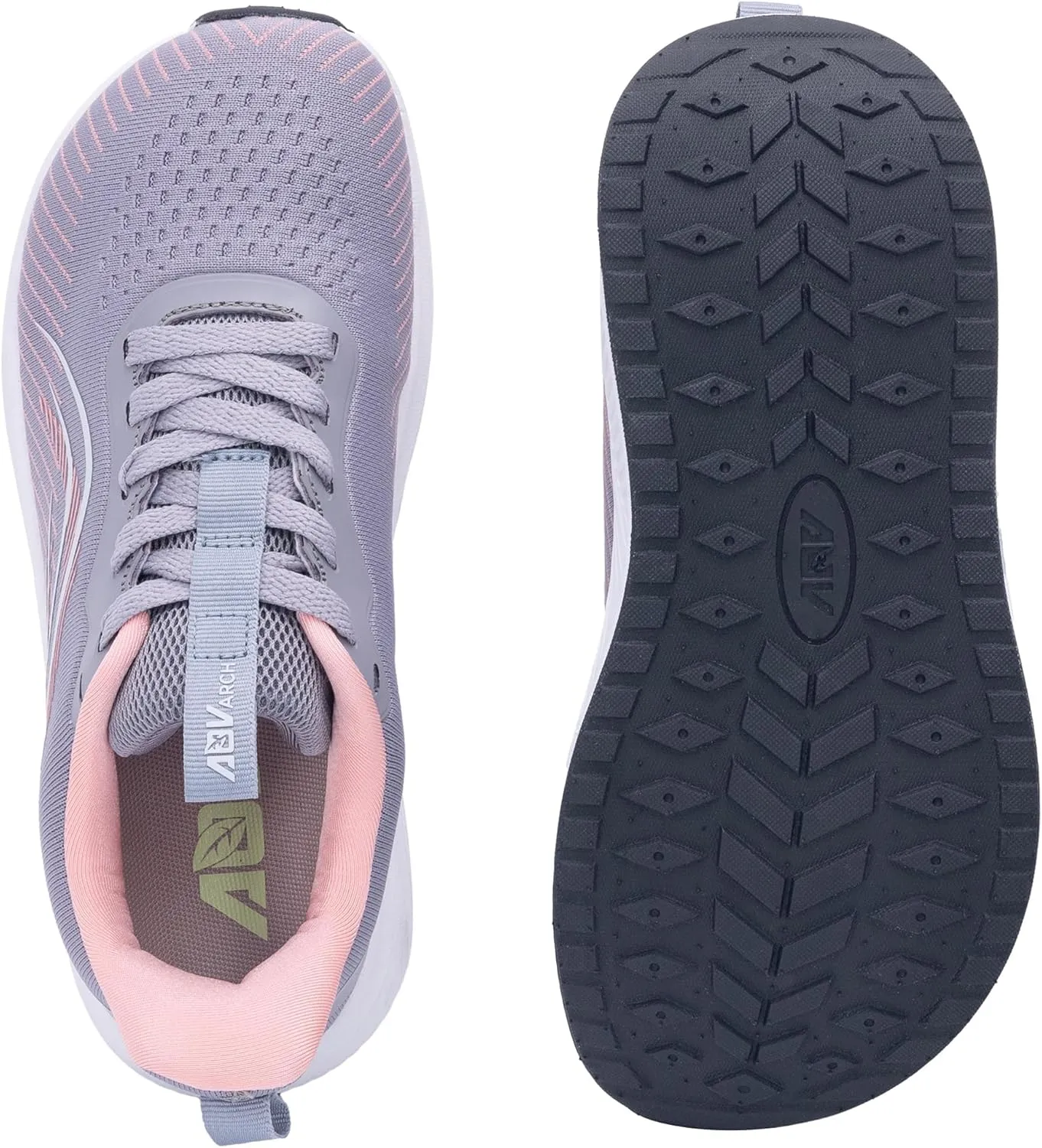 IIV Women Walking Shoes for Plantar Fasciitis | Wide Toe Box Shoes for Bunions | Arch Support Orthotic Shoes for Standing All Day