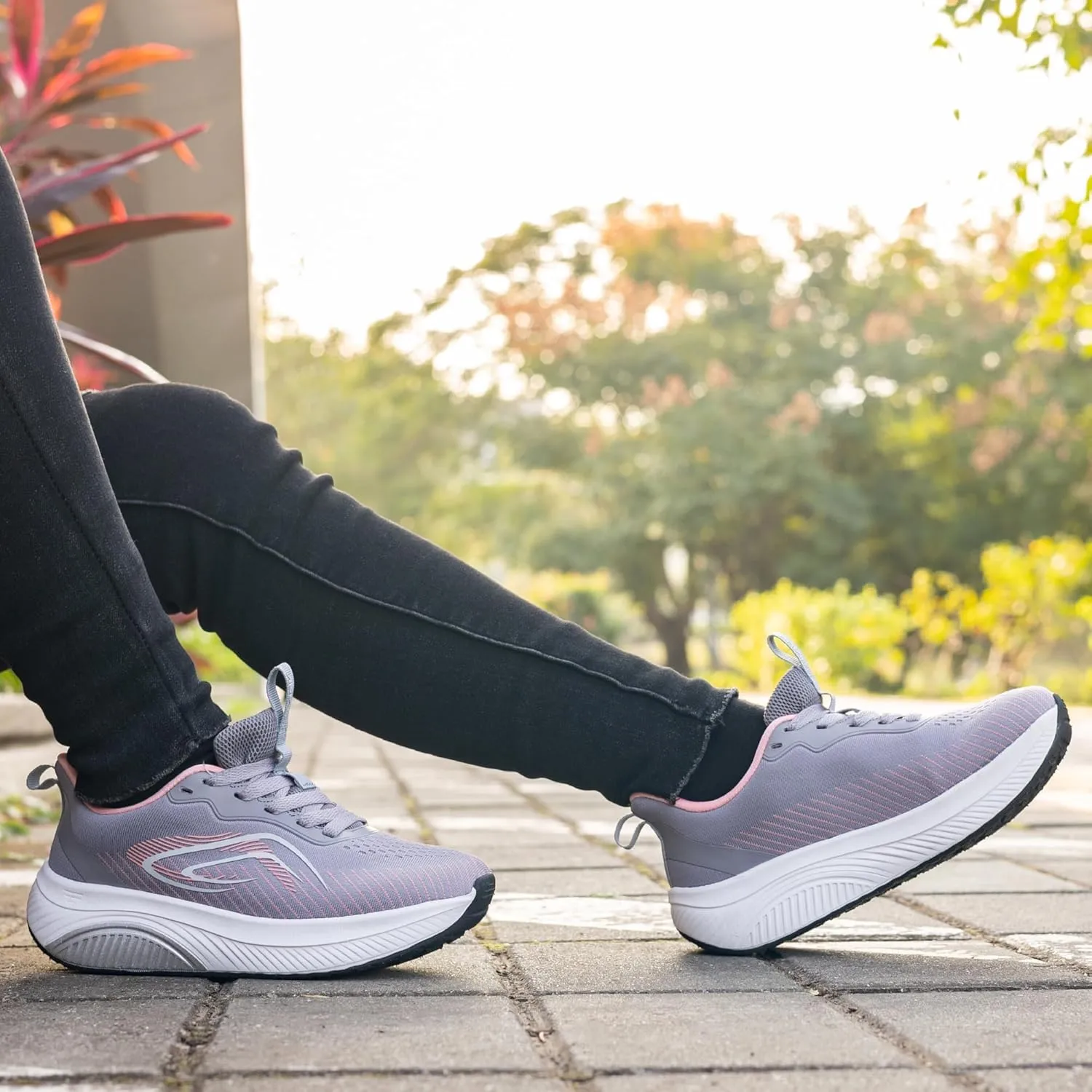 IIV Women Walking Shoes for Plantar Fasciitis | Wide Toe Box Shoes for Bunions | Arch Support Orthotic Shoes for Standing All Day