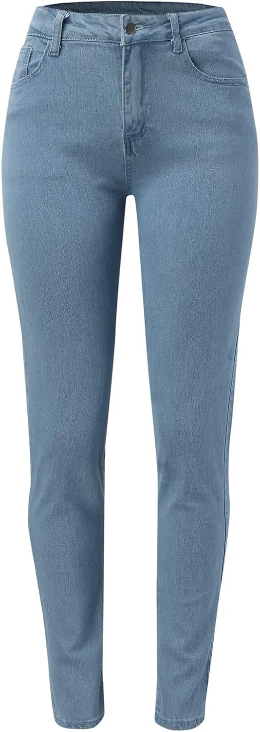Jeans for Women 2024 Trousers High Waist Denim Casual Jeans Stretch Trousers Pants