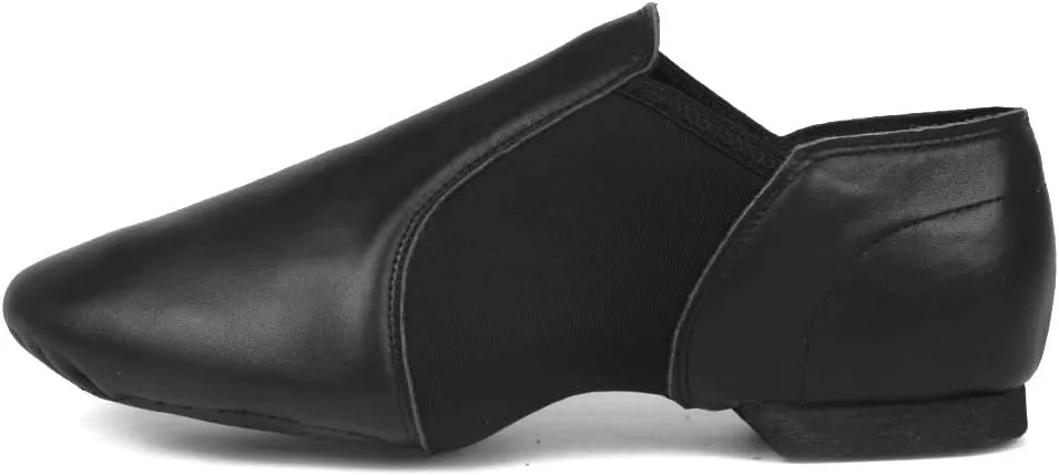 JUODVMP Women's Jazz Dance Shoes Leather Professional Ballroom Salsa Practice Performance Dance Shoes,Model JS359