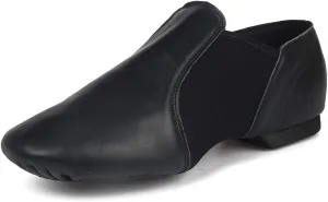 JUODVMP Women's Jazz Dance Shoes Leather Professional Ballroom Salsa Practice Performance Dance Shoes,Model JS359