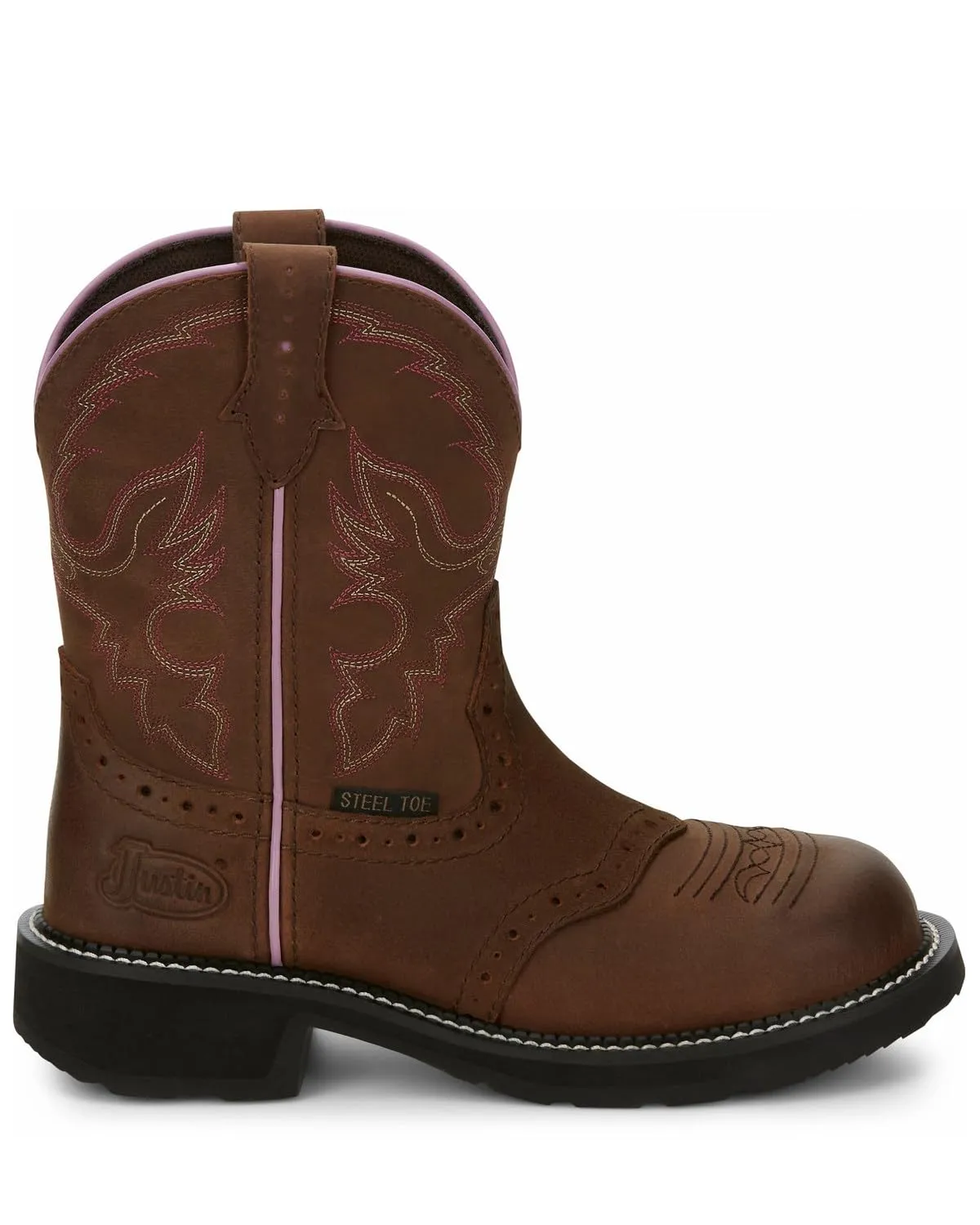 Justin Ladies Gypsy Wanette Steel Toe Work Boots 6