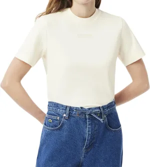 Lacoste Women's Print Cotton T-Shirt