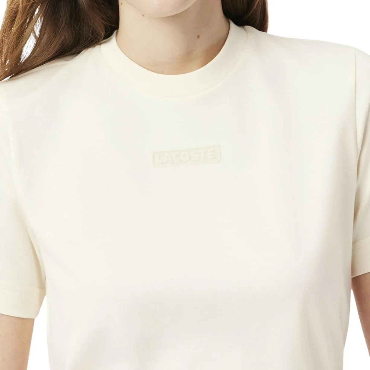 Lacoste Women's Print Cotton T-Shirt