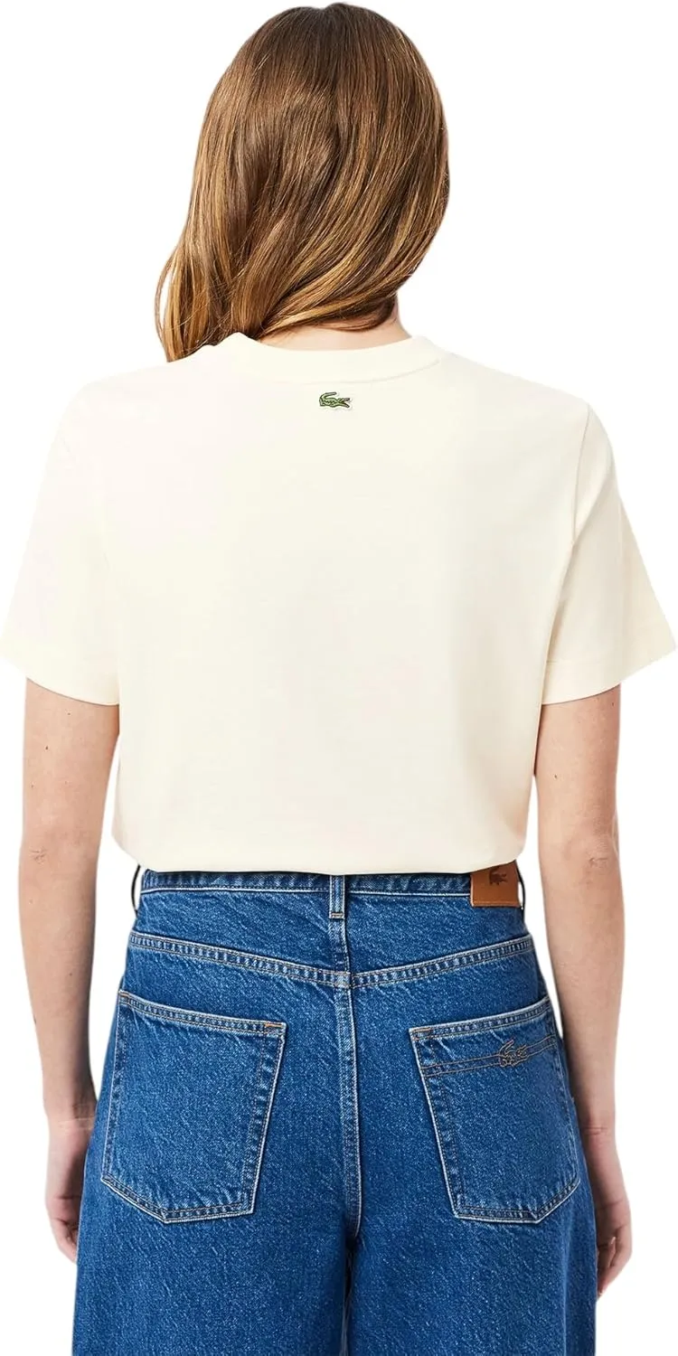 Lacoste Women's Print Cotton T-Shirt