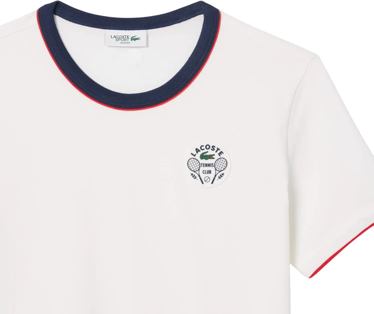 Lacoste Women's Sport Ultra Dry Tennis Heritage Badge T-Shirt
