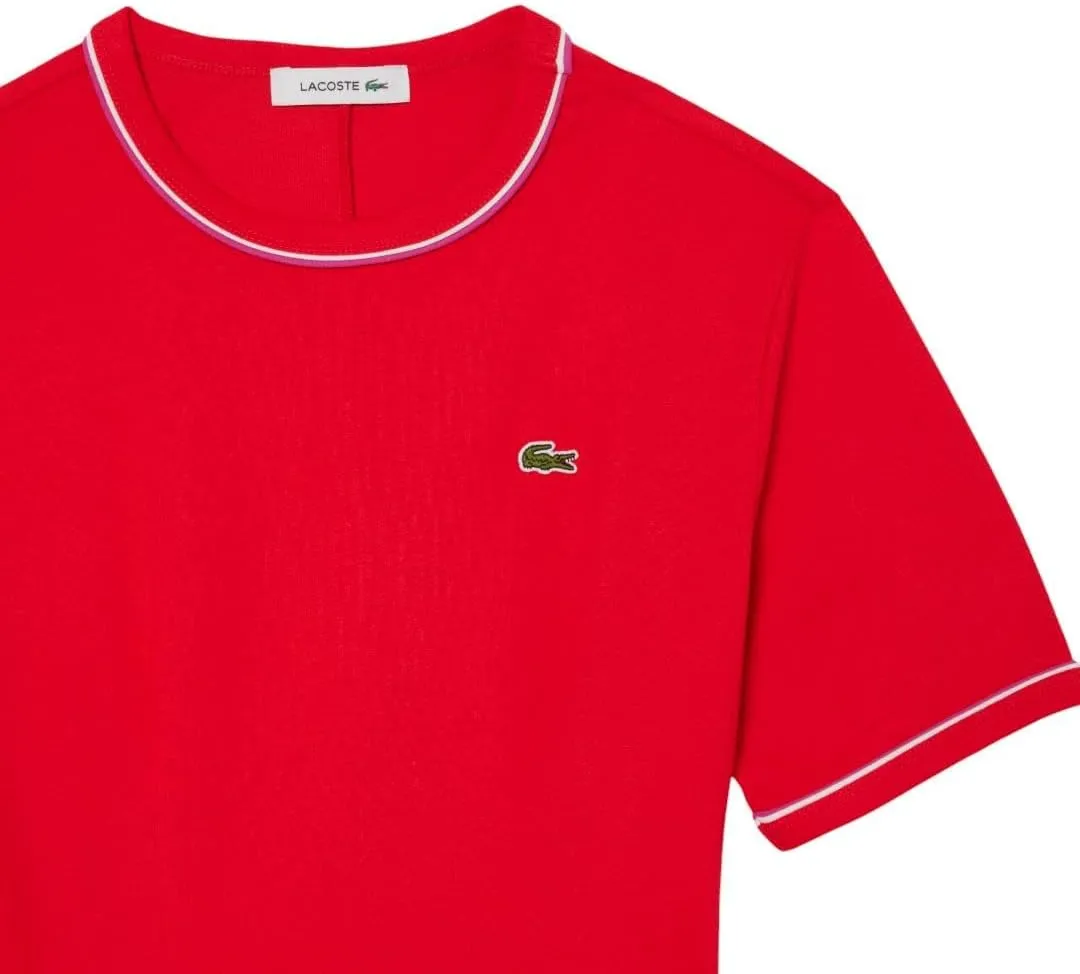 Lacoste Women's Trim Accent Jersey T-Shirt Dress