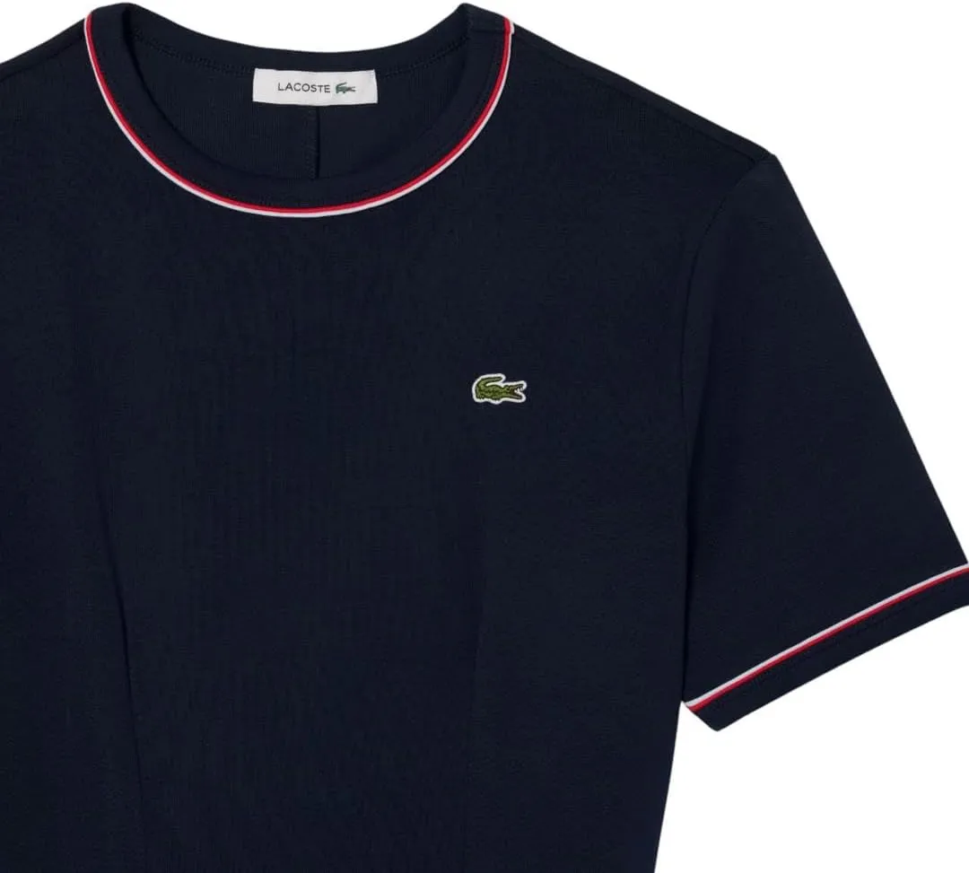 Lacoste Women's Trim Accent Jersey T-Shirt Dress