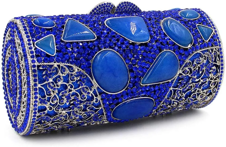 Ladies Evening-Bag Chain Rhinestone Wedding Clutch-Purse Luxury Handbag