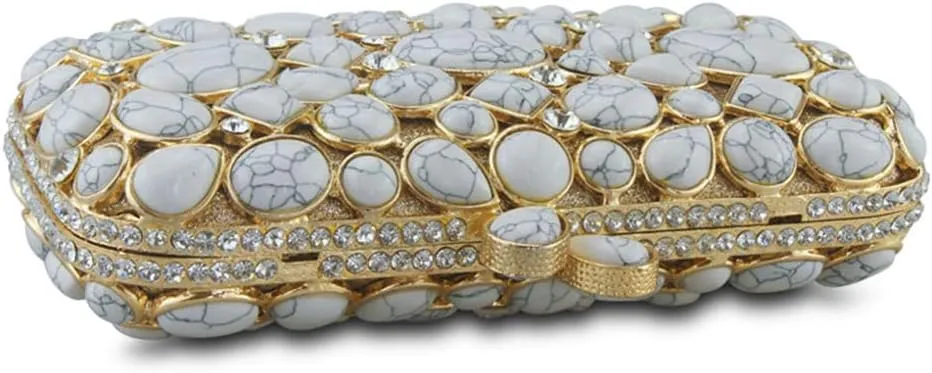 Ladies Wedding Clutch-Purse Chain Rhinestone Evening-Bag Diamond Luxury Handbag