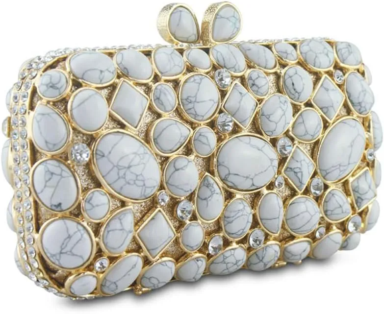 Ladies Wedding Clutch-Purse Chain Rhinestone Evening-Bag Diamond Luxury Handbag