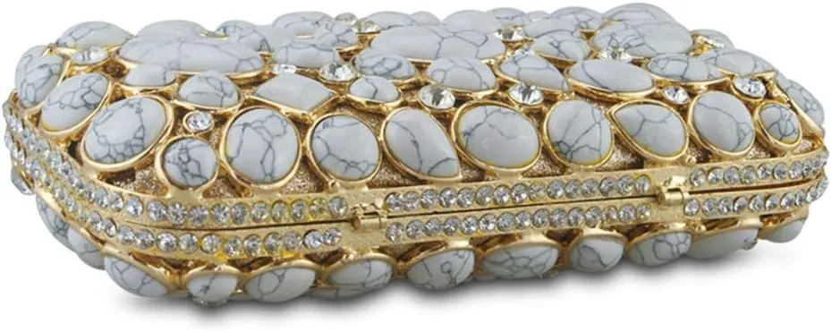 Ladies Wedding Clutch-Purse Chain Rhinestone Evening-Bag Diamond Luxury Handbag