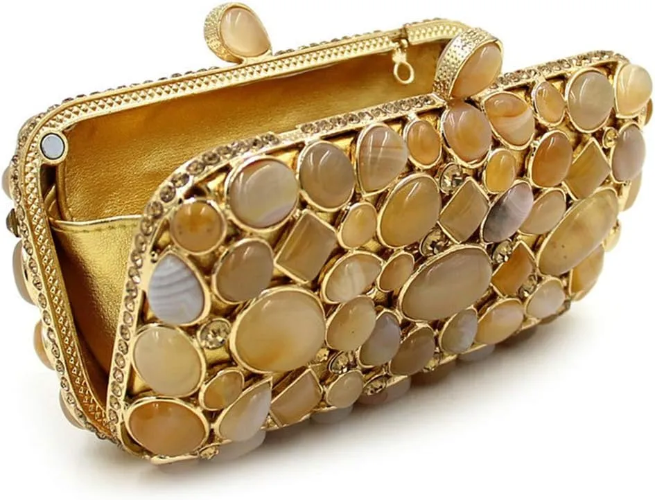 Ladies Wedding Clutch-Purse Chain Rhinestone Evening-Bag Diamond Luxury Handbag