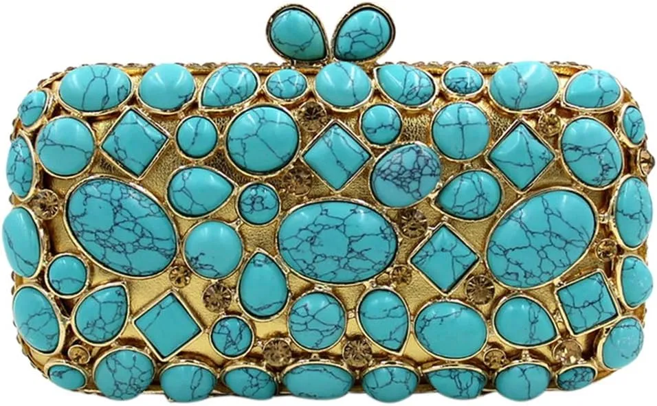 Ladies Wedding Clutch-Purse Chain Rhinestone Evening-Bag Diamond Luxury Handbag
