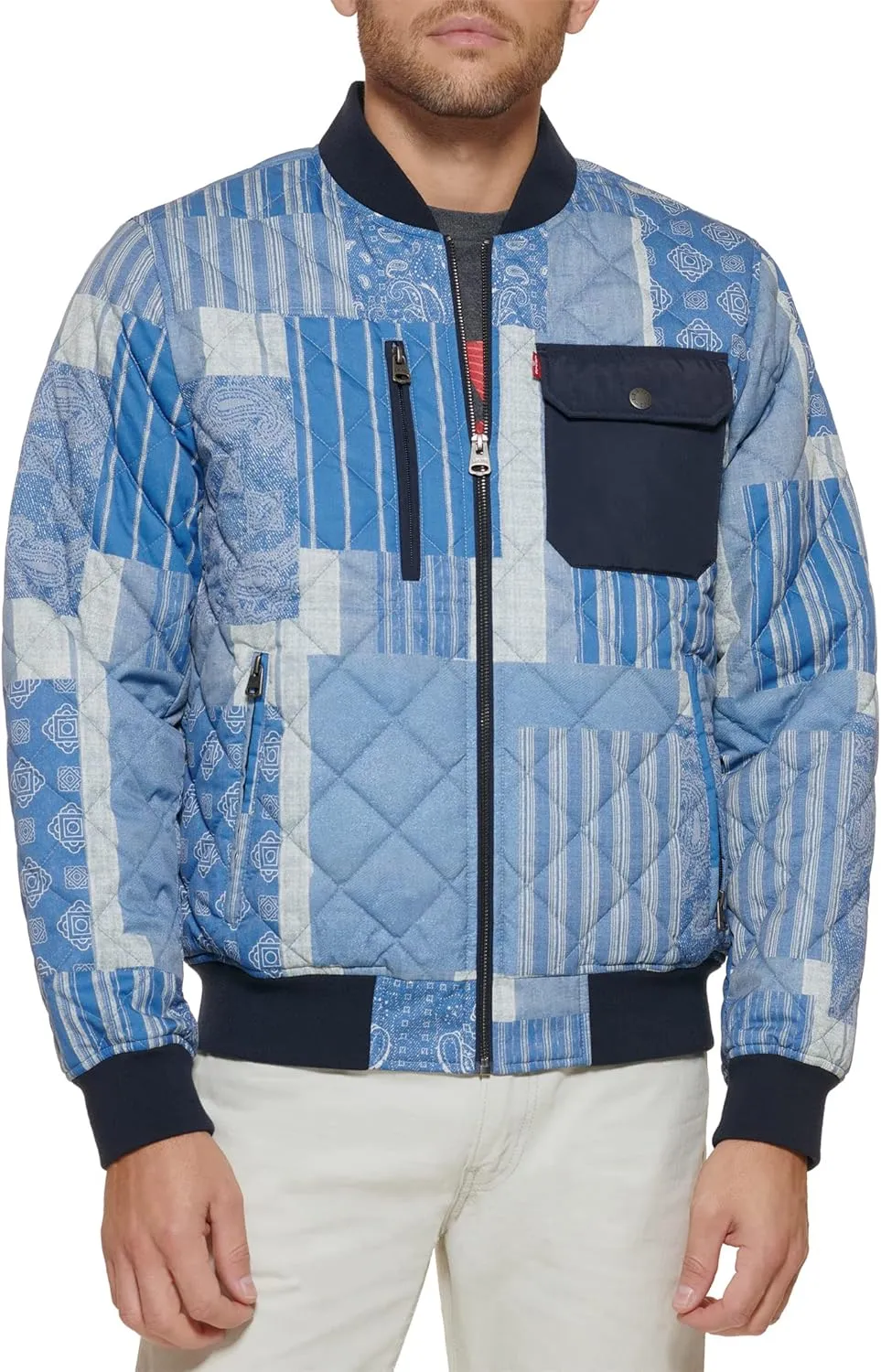 Levi's Men's Diamond Quilted Bomber Jacket