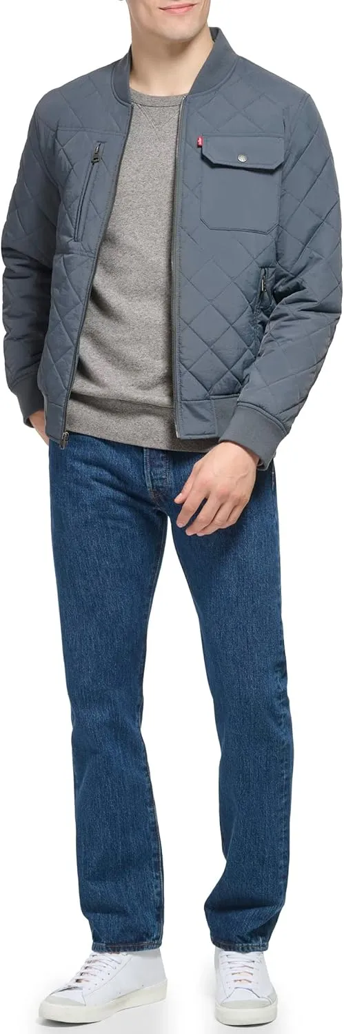 Levi's Men's Diamond Quilted Bomber Jacket