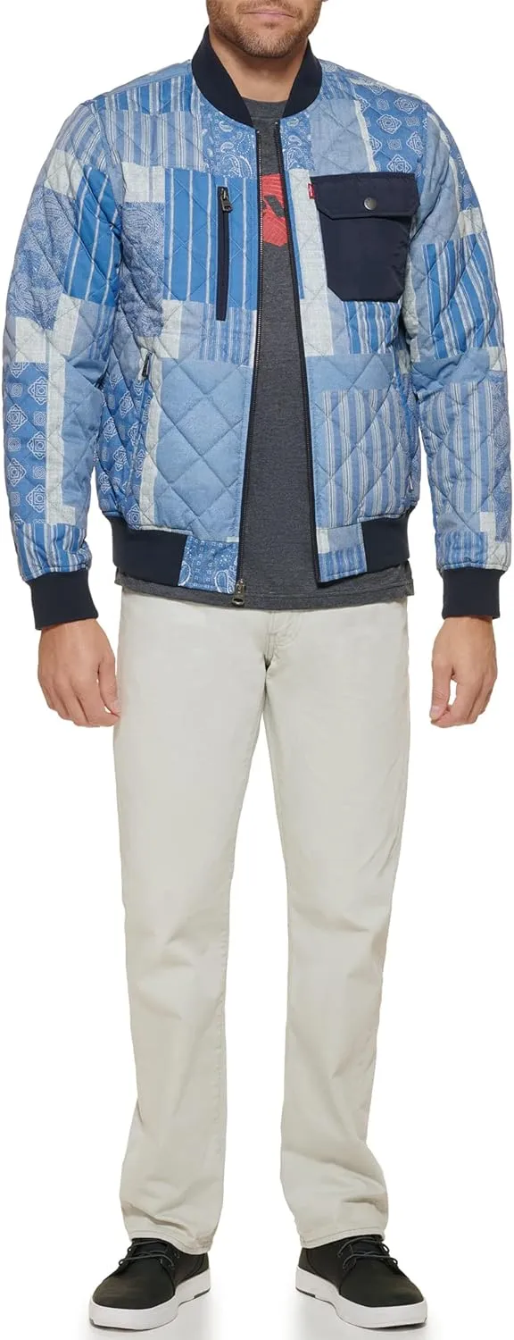 Levi's Men's Diamond Quilted Bomber Jacket
