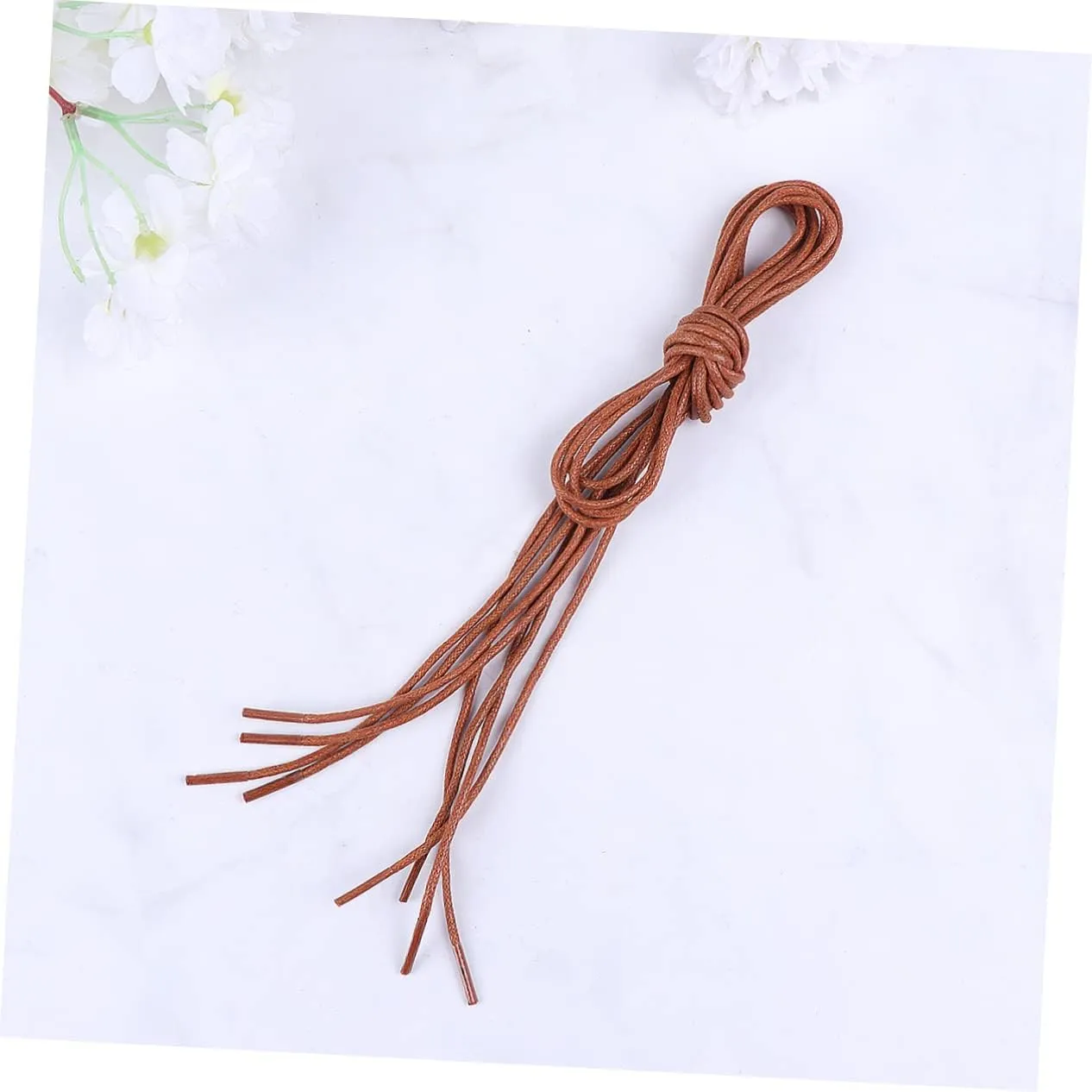 LIFKOME Shoelace Cord Shoes Strap Accessories Round Shoe Laces Shoelaces Black Shoe Laces for Sneakers White