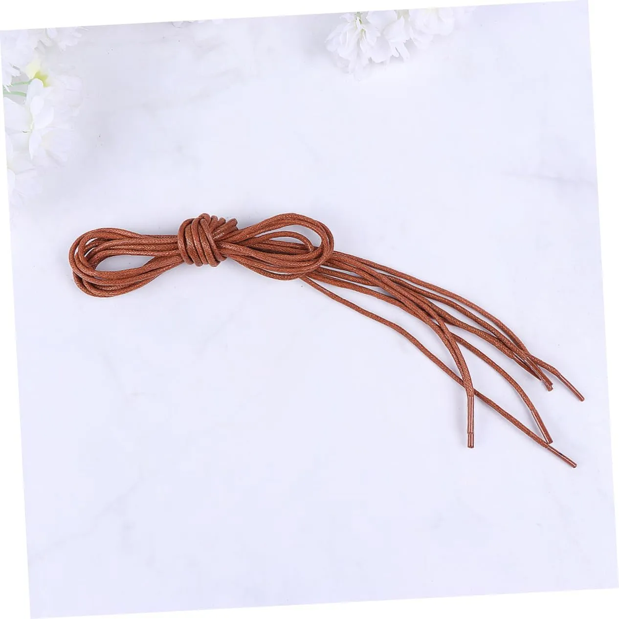 LIFKOME Shoelace Cord Shoes Strap Accessories Round Shoe Laces Shoelaces Black Shoe Laces for Sneakers White