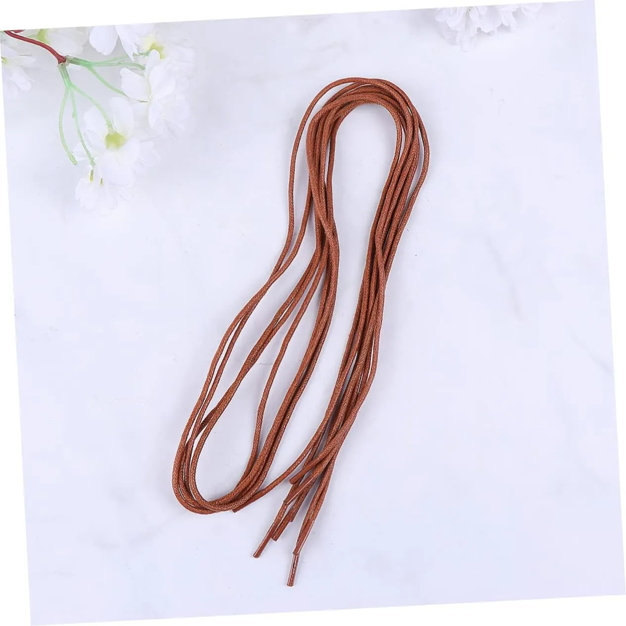 LIFKOME Shoelace Cord Shoes Strap Accessories Round Shoe Laces Shoelaces Black Shoe Laces for Sneakers White