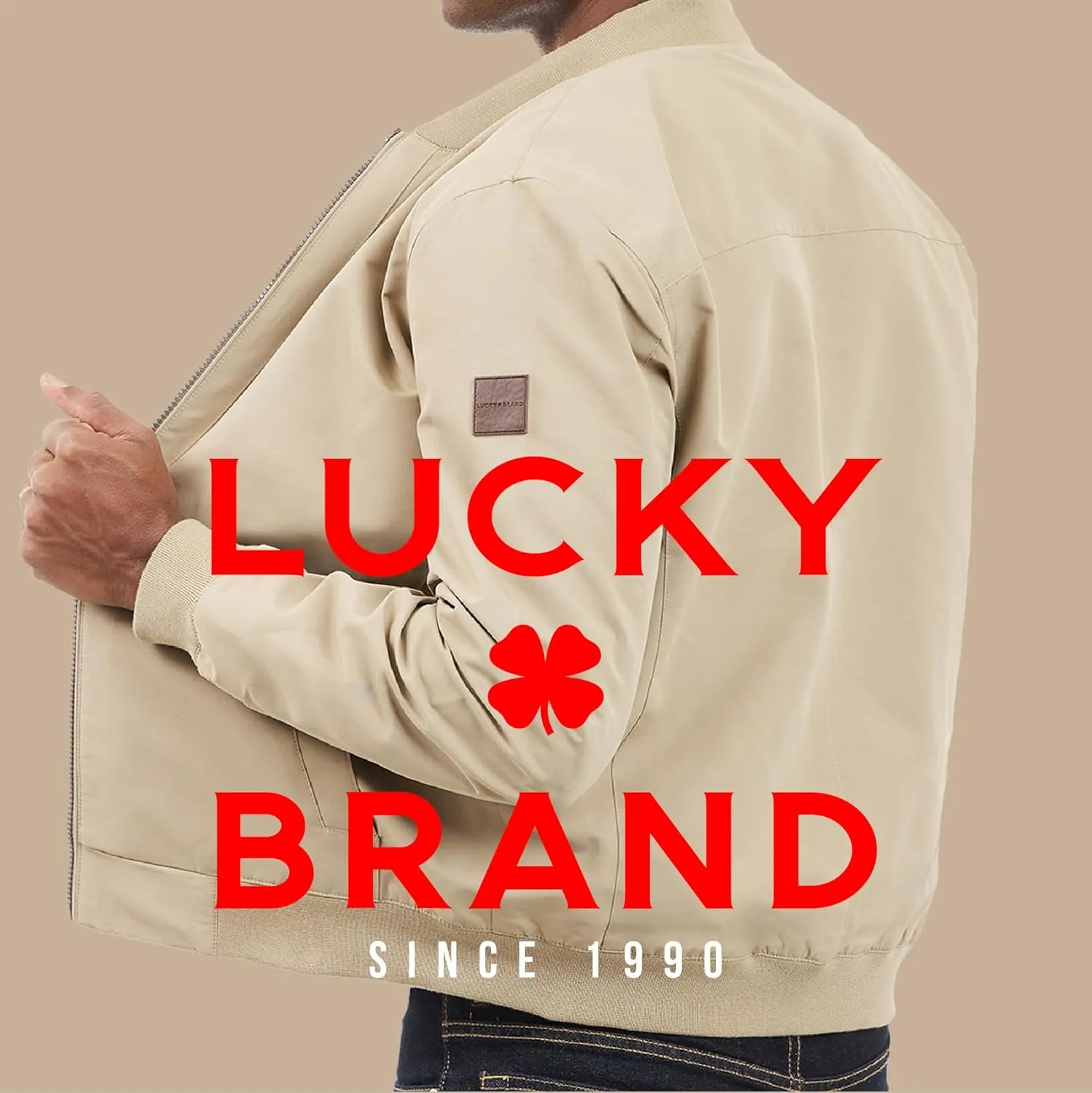 Lucky Brand Men's Classic Bomber Jacket