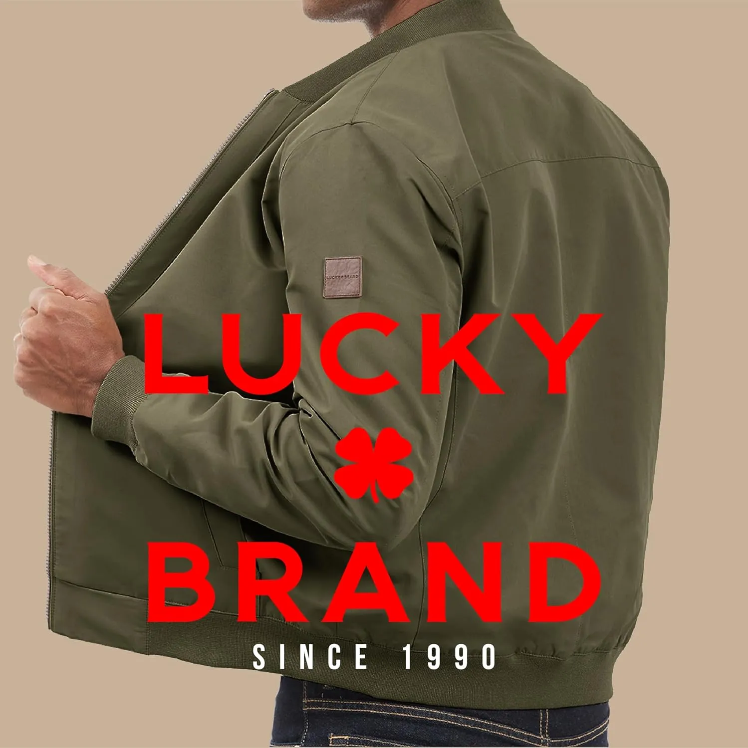 Lucky Brand Men's Classic Bomber Jacket