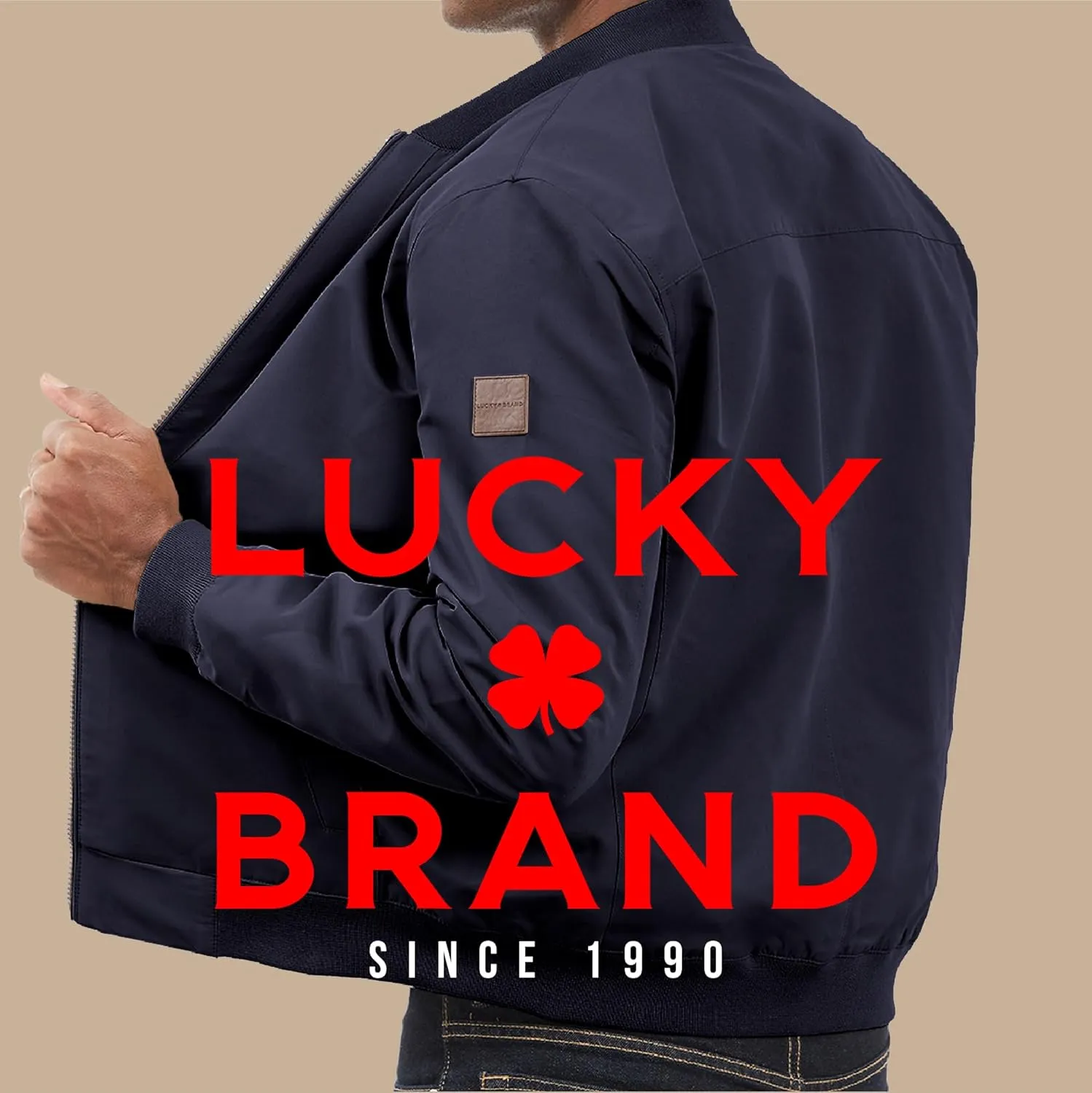 Lucky Brand Men's Classic Bomber Jacket