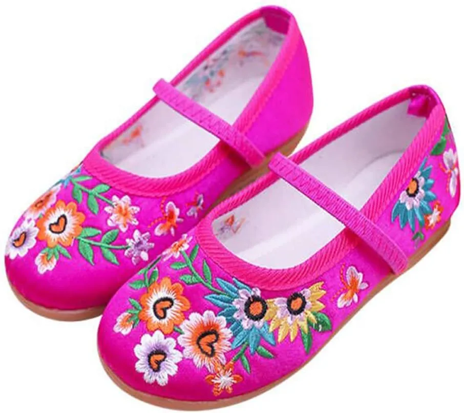 LZH Encanto Mirabel Isabela Shoes for Girls Dress Up Comfortable Mary-Jane Ballet Pumps Flats