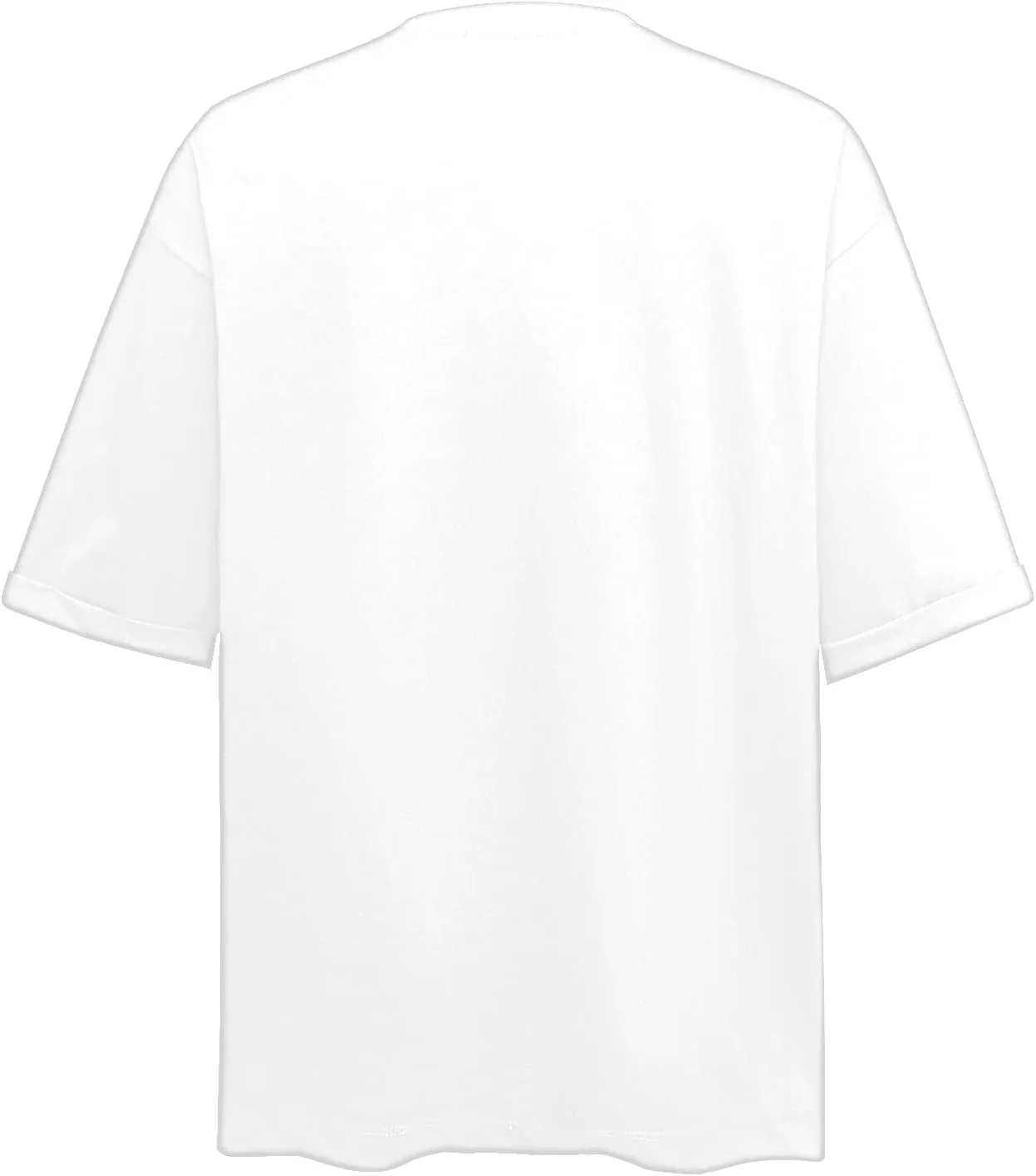 Men's Cotton T-Shirts Oversize Unisex Loose Basic Solid Lightweight Tops
