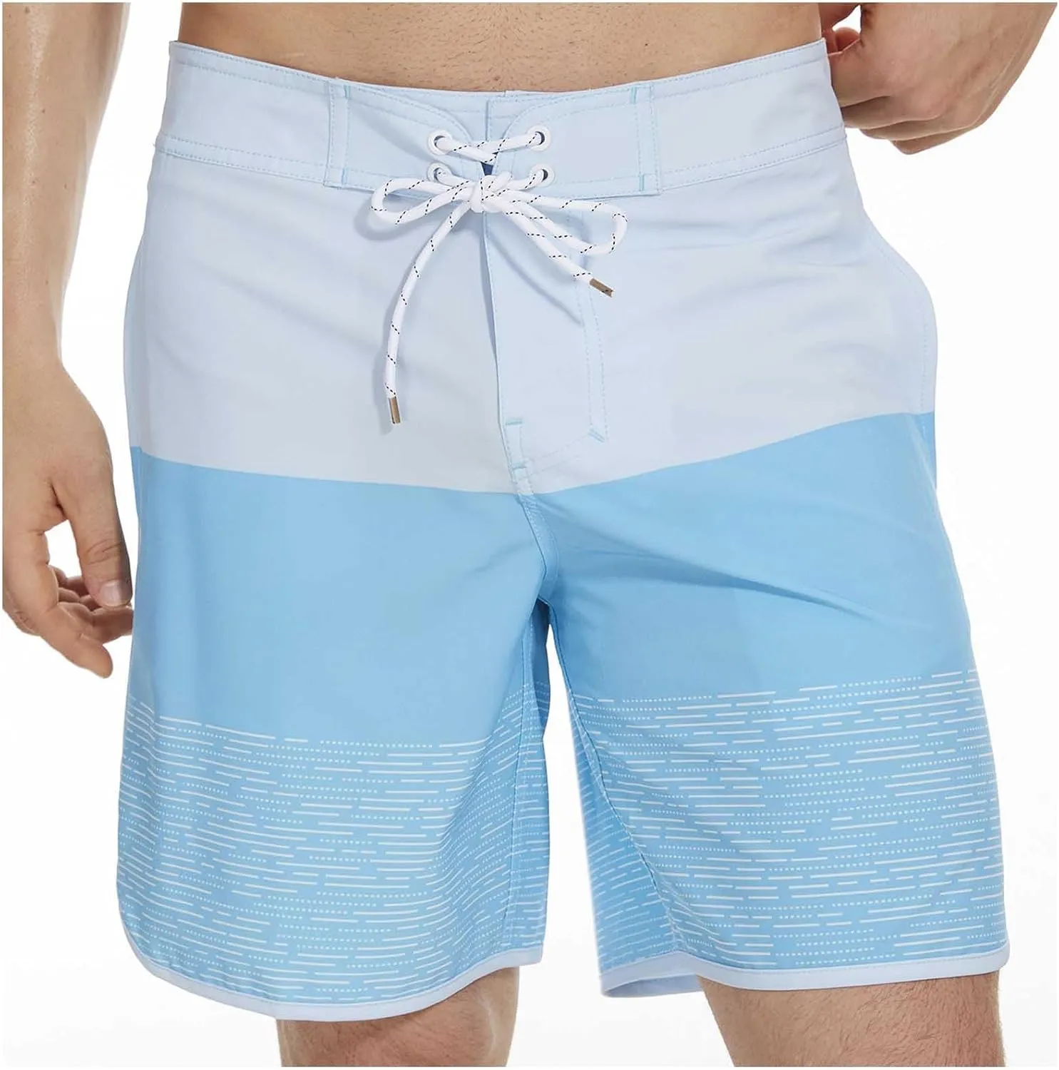 Mens Loose Fit Pants Shorts for Man Beach Hawaiian Ruched Tropical Straight Leg Plain Summer Fall 2025 Trendy