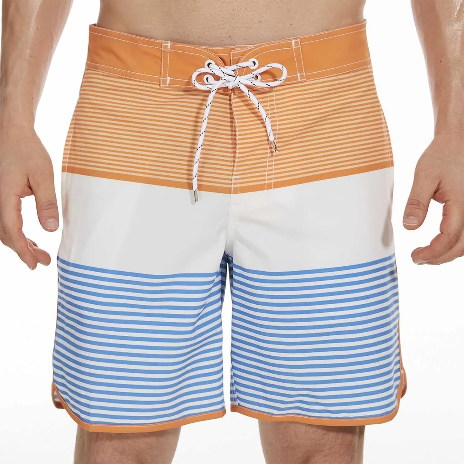 Mens Loose Fit Pants Shorts for Man Beach Hawaiian Ruched Tropical Straight Leg Plain Summer Fall 2025 Trendy