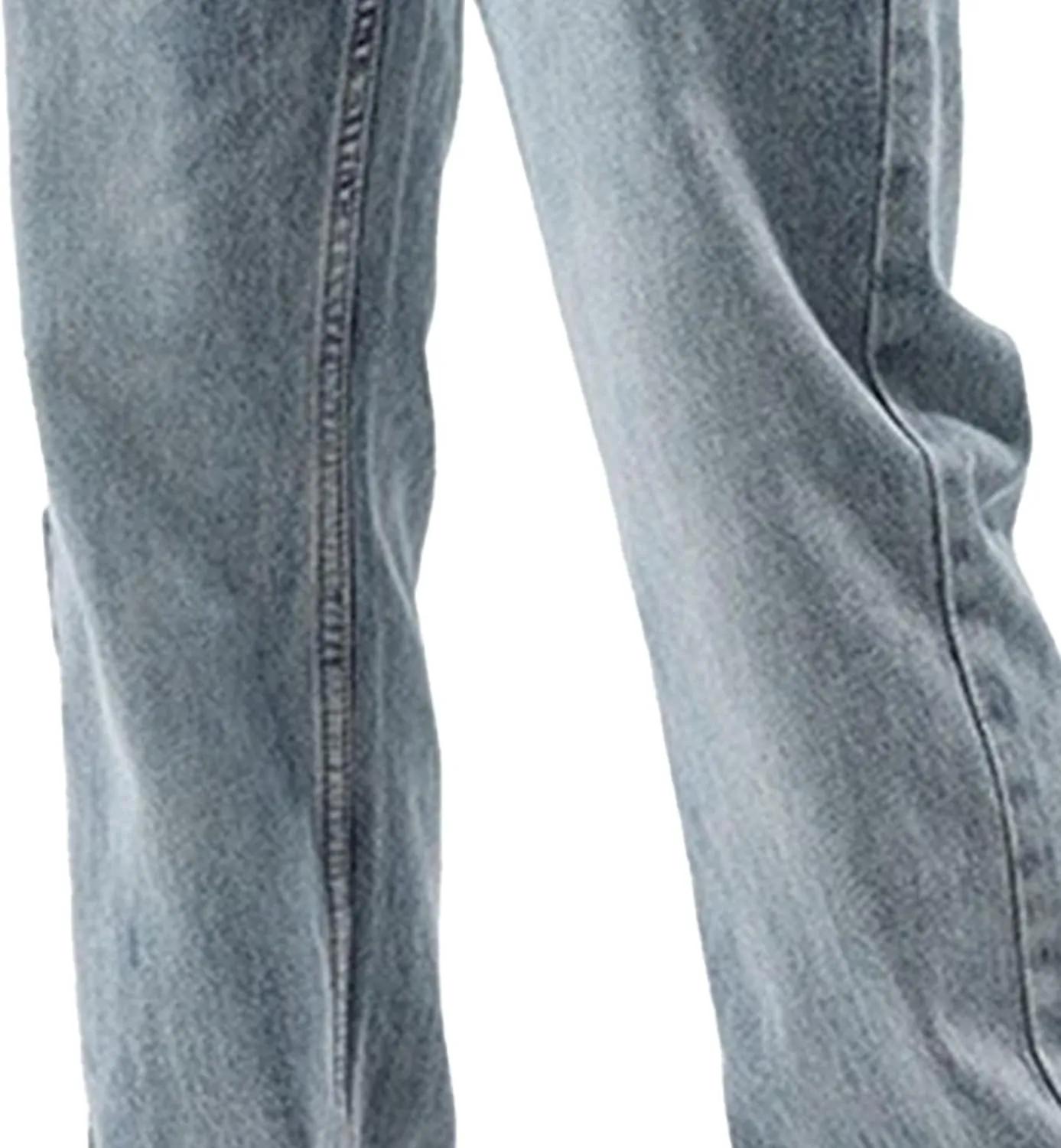 Men's Straight Leg Relaxed Fit Jeans Casual Solid Outdoor Denim Pants Comfort Classic Jeans Trouser