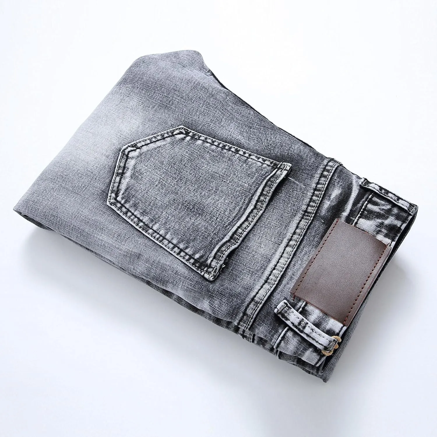 Men's Straight Wide Leg Vintage Jeans Slim Fit Stretch Outdoor Denim Pants Casual Streetwear Jeans Trouser