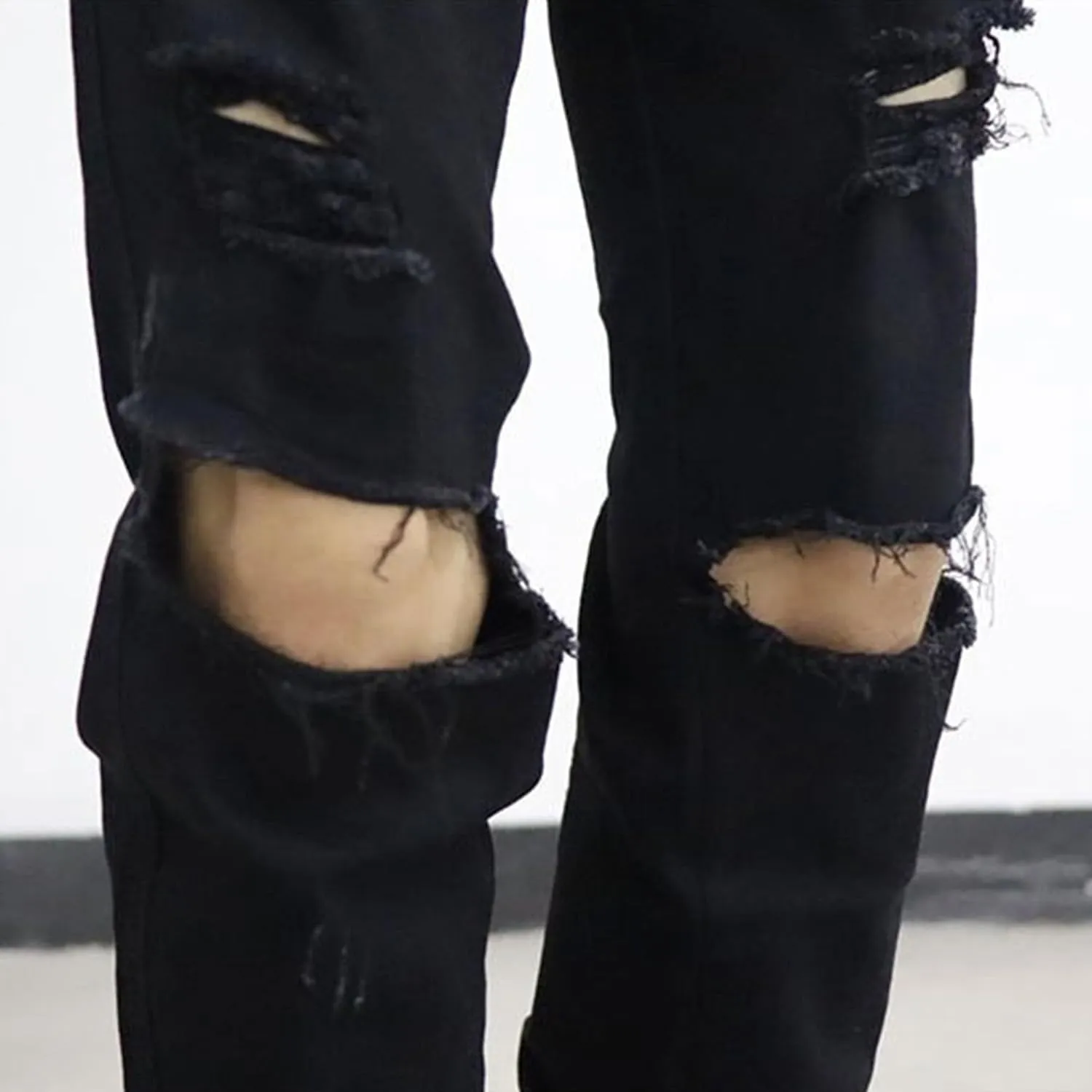 Men's Stretch Straight Leg Fashion Jeans Regular Slim Fit Denim Pants Lightweight Streetwear Jeans