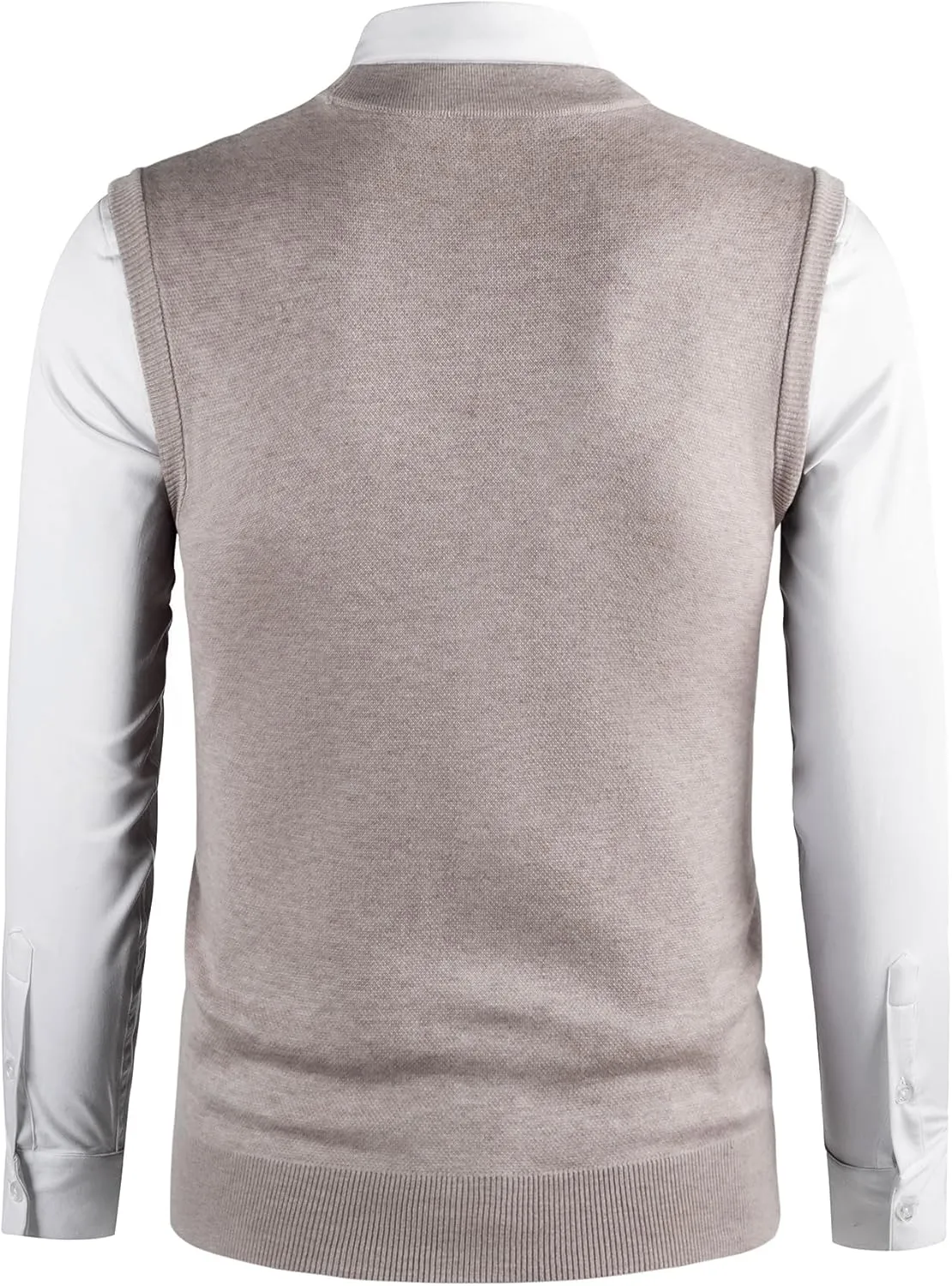Mens Thick Argyle Sweater Vests Classic V-Neck Knitwear Sleeveless Pullover Autumn Winter Warm Tank Tops