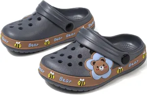 OHSNMAKSL Toddler Clog Slippers Garden Sandals Slip On Water Shoes Sneakers Cartoon Slides for Boys and Girls Children Beach Pool Shower