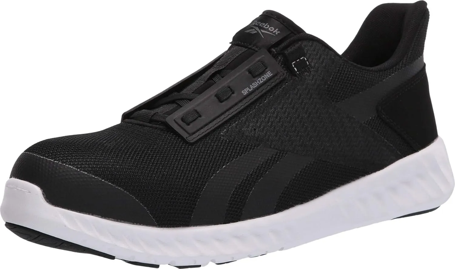 Reebok Men's Rb4023 Sublite Legend Athletic Work Composite Toe Shoe Black and White Industrial & Construction