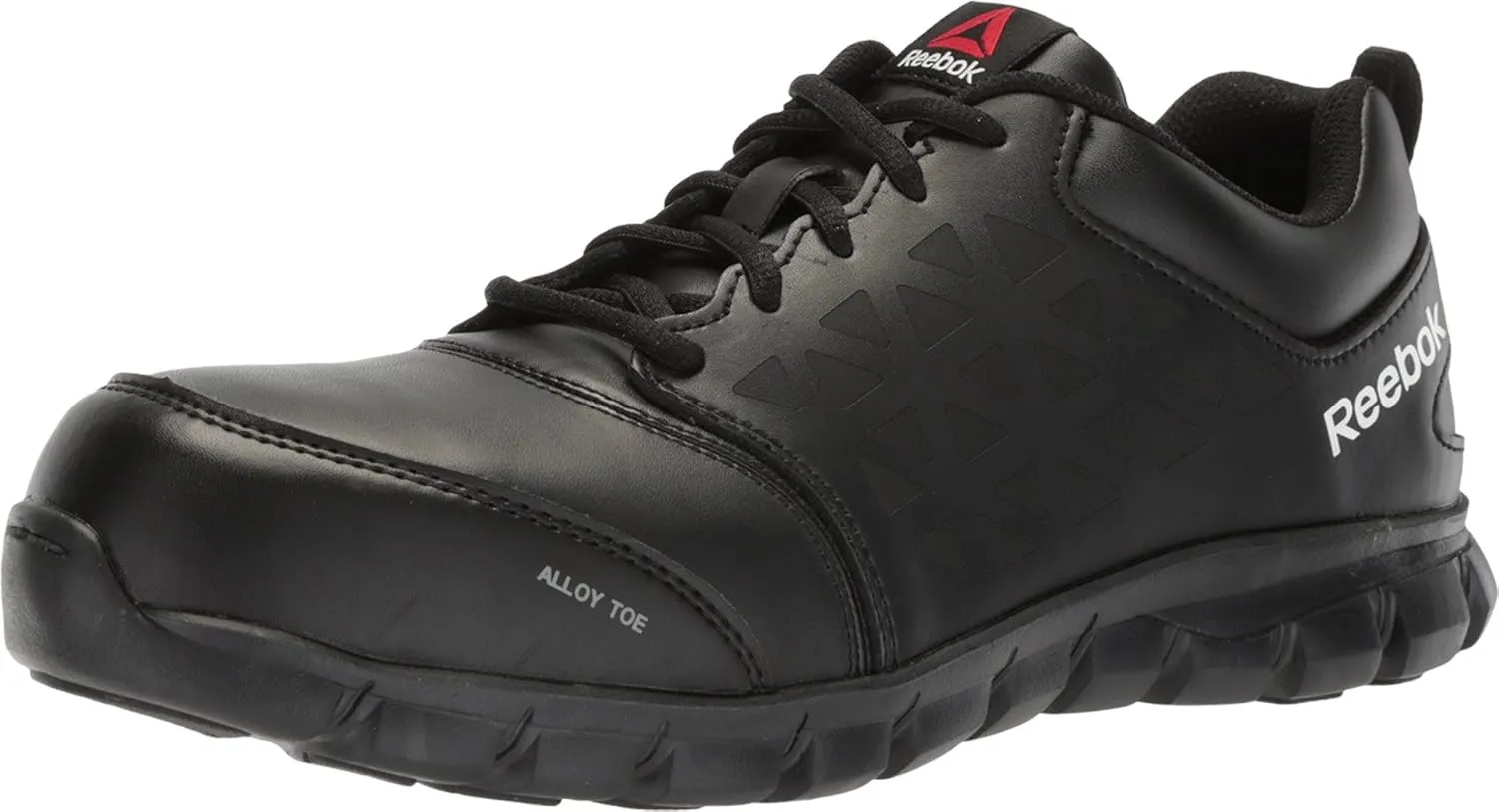 Reebok Men's Rb4047 Sublite Cushion Work Safety Athletic Alloy Toe Shoe Black