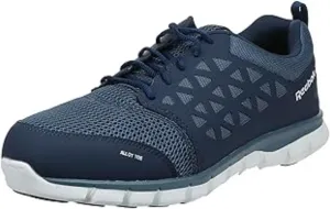 Reebok Work Men's Rb4043 Sublite Cushion Work Safety Athletic Alloy Toe Shoe Navy